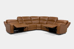 HARRIS010:Harris 6 Piece 2 Power Sectional,  ReclinedAngled