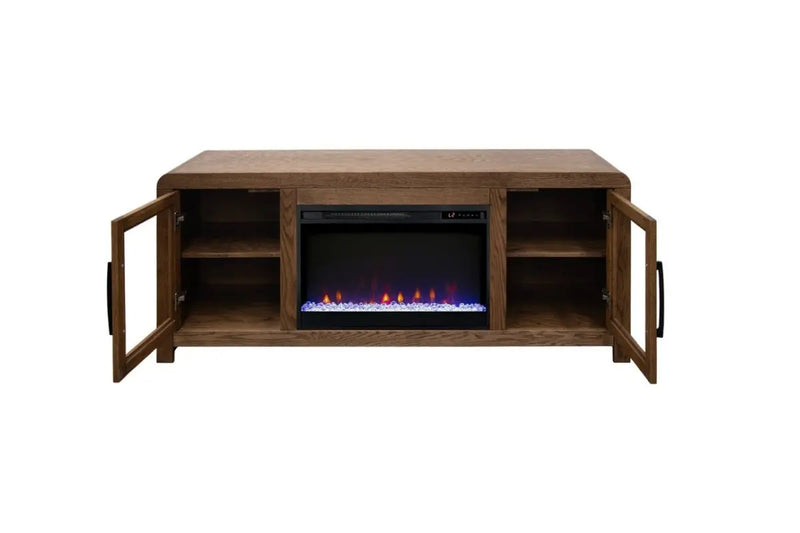 151157119:Haven Fireplace Console, Open