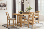 HAVONPL00:Havonplane Counter Height Dining Table & 4 Stools, Styled