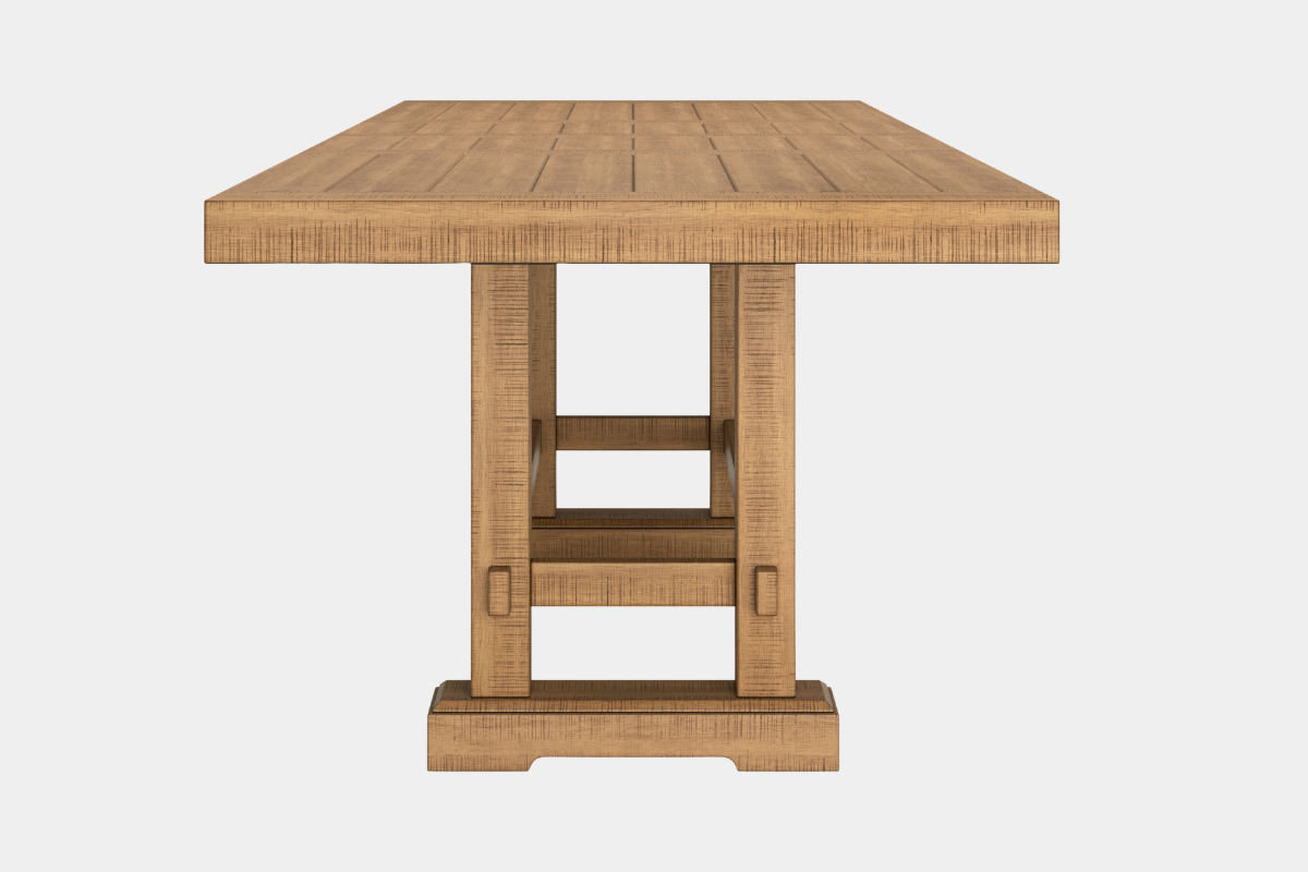 HAVONPL05:Havonplane Counter Height Dining Table & 6 Stools, Side