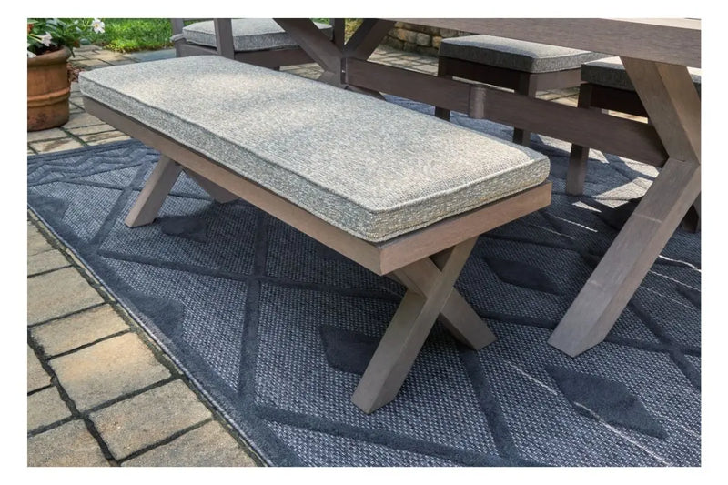 705056336:Hillside Barn Patio Bench, StyledSide