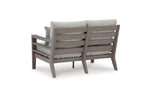 416318106:Hillside Barn Patio Loveseat, SideBack