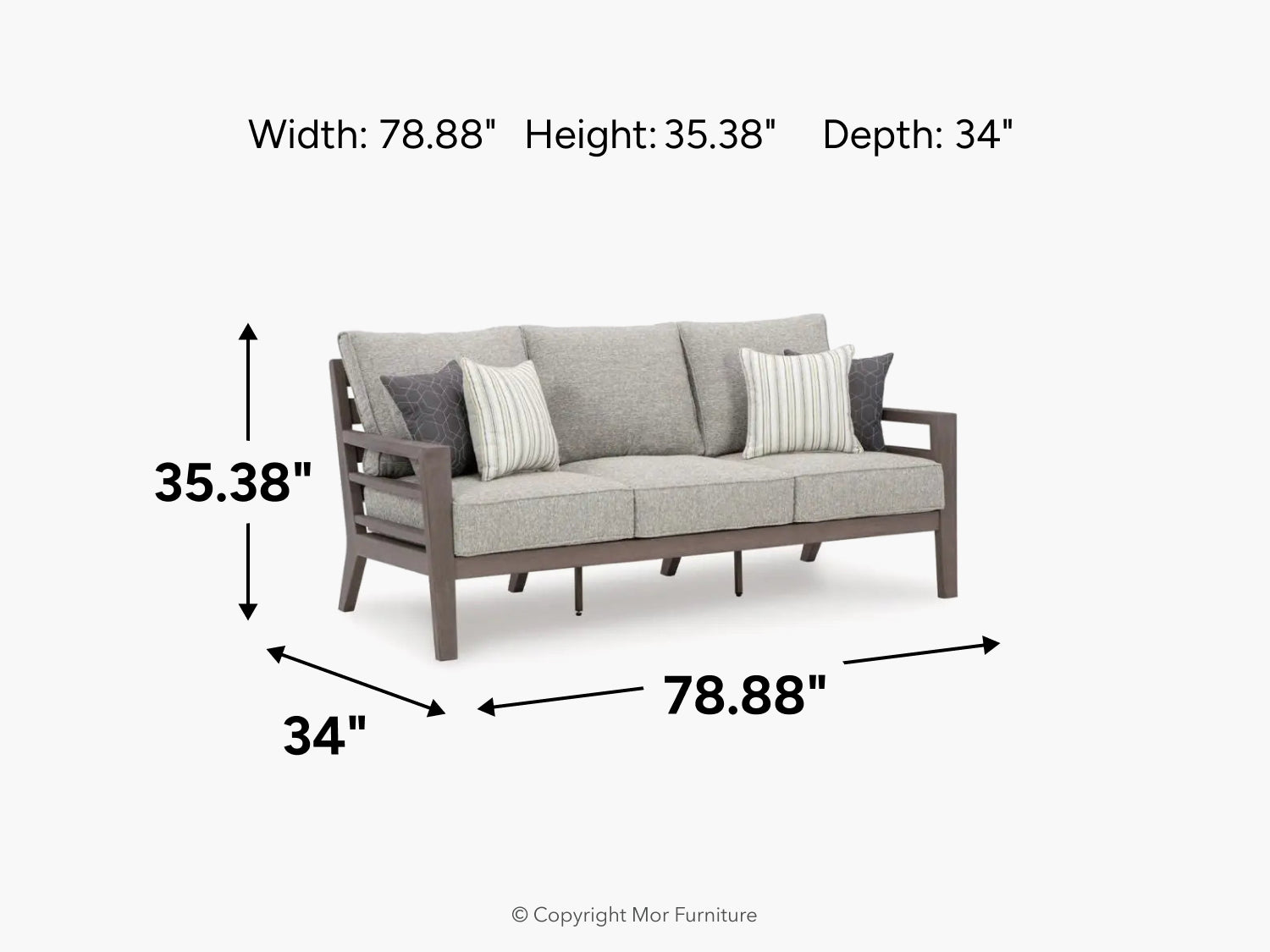 045081238:Hillside Barn Outdoor Sofa, Side