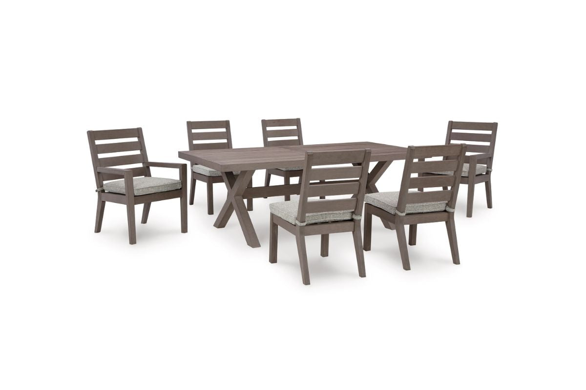 HILLSIDE0:Hillside Barn Patio Table & 4 , Side