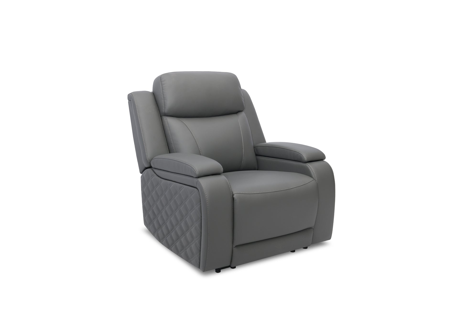 256819082:Hunter 2 Power Recliner, Angled