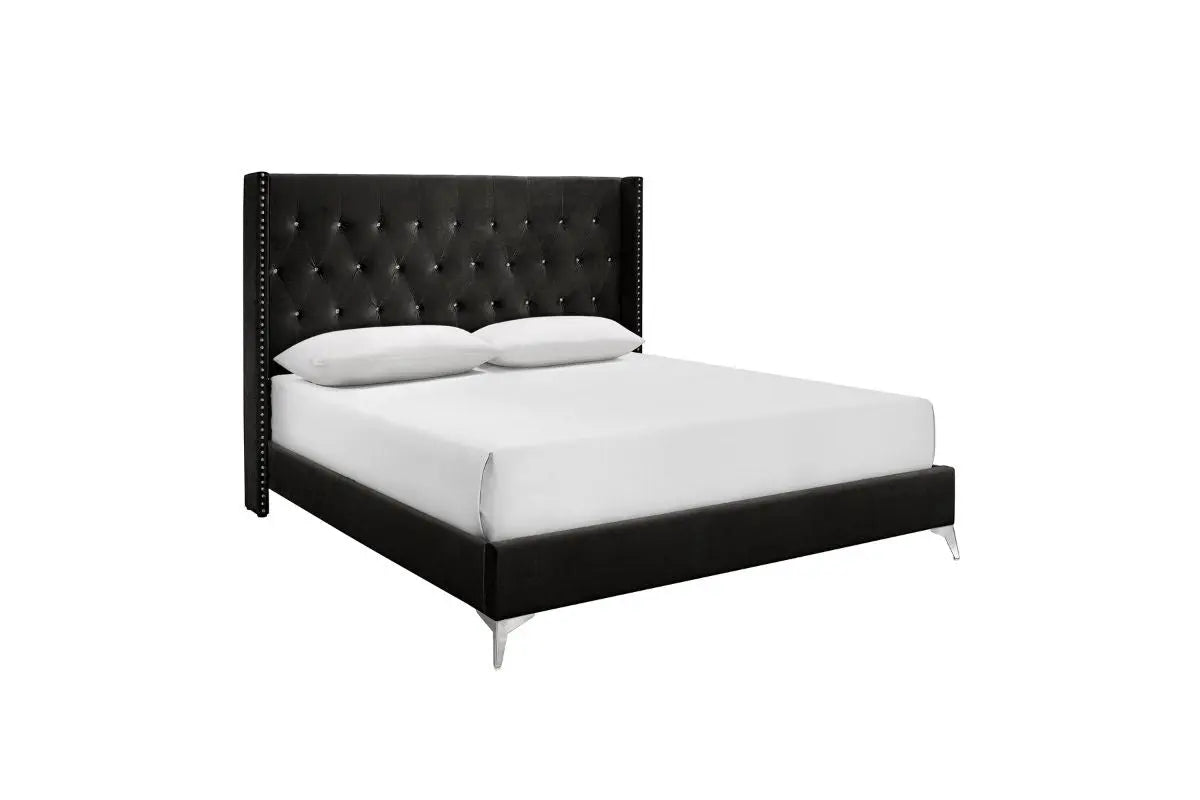 HUXLEY004:Huxley Panel Bed, AngledAngle