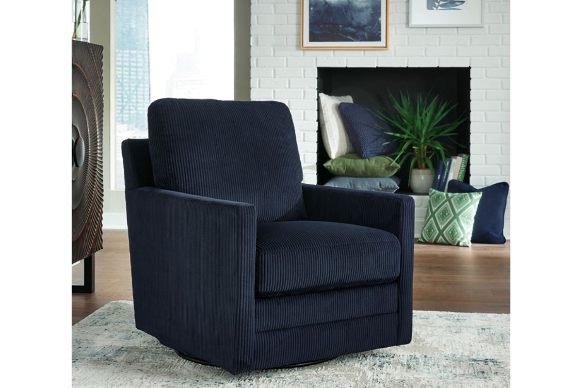 290148135:Simple Joy Swivel Chair, Styled