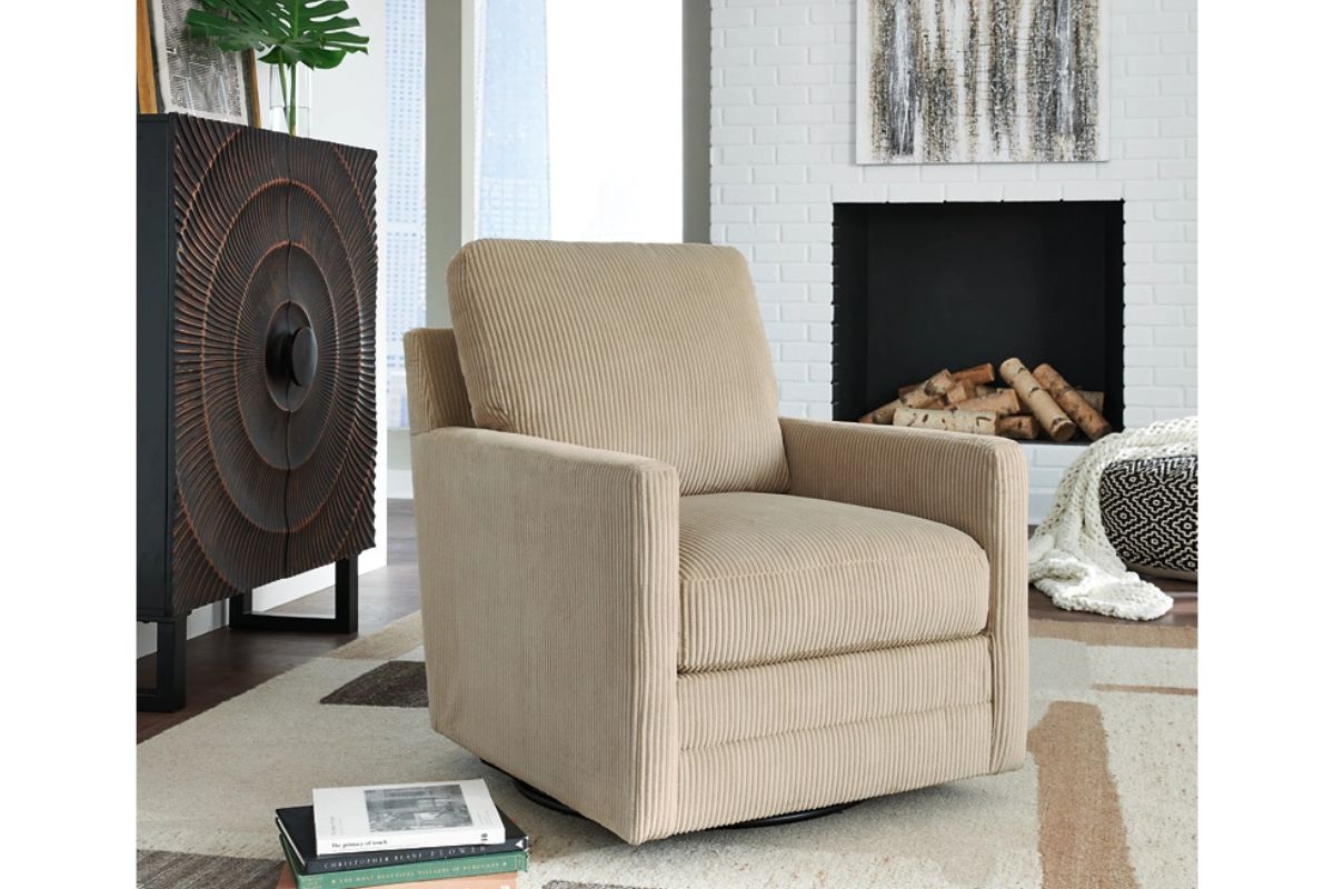 488993854:Simple Joy Swivel Chair, Styled