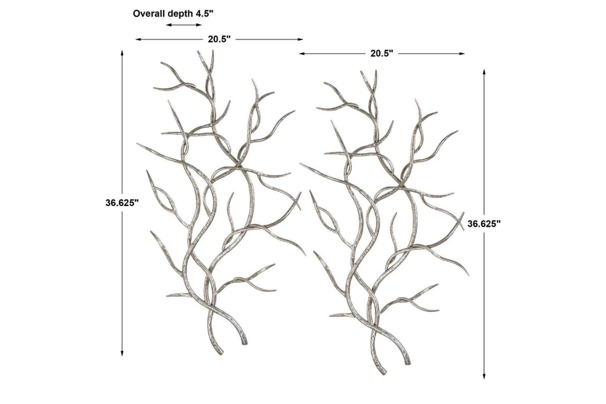 235871978:Iron Leaf Wall Art, 
