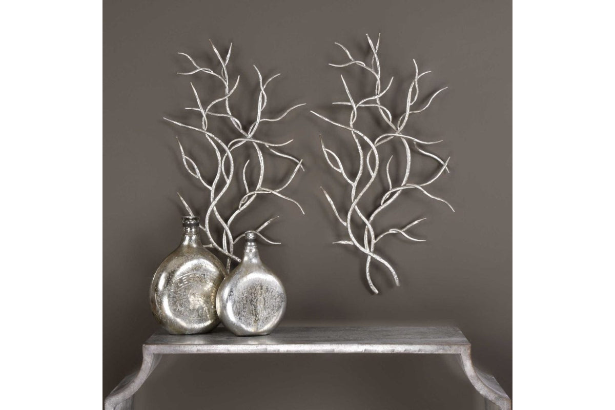 235871978:Iron Leaf Wall Art, Styled