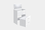 369703492:Irvine Vanity & Mirror & Stool, Angled