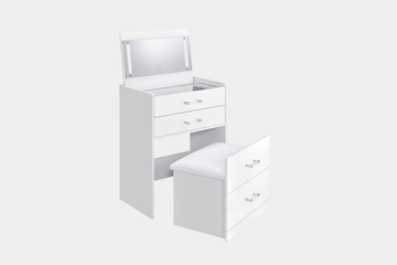 369703492:Irvine Vanity & Mirror & Stool, Angled