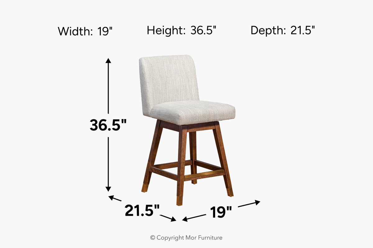 975011746:Isabella Counter Height Upholstered Stool,
