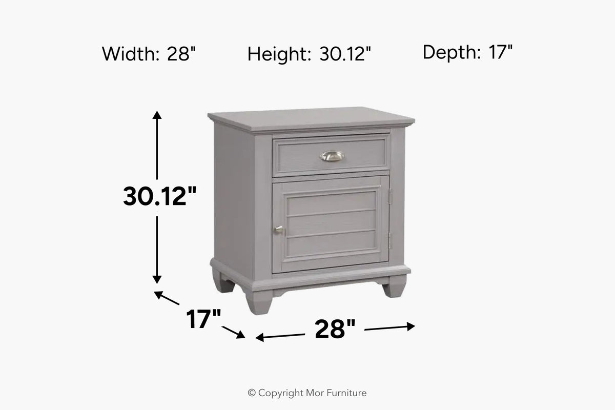 507399441:Jamestown 1 Drawer Nightstand,