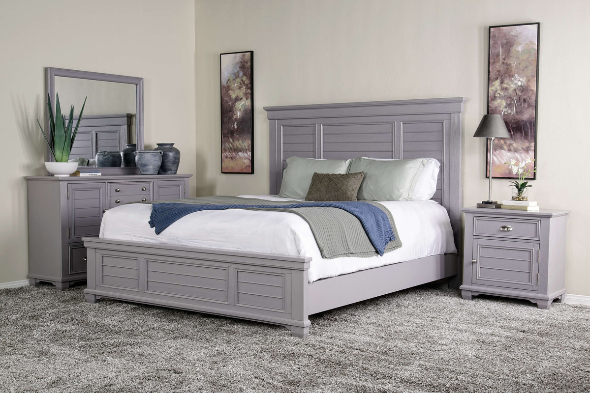JAMES0005:Jamestown Panel Bed & Dresser , 