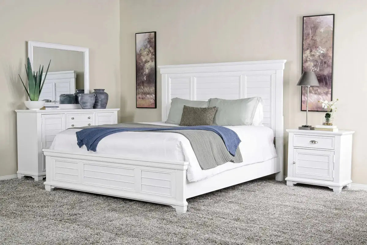 JAMES0105:Jamestown Panel Bed & Dresser , Styled