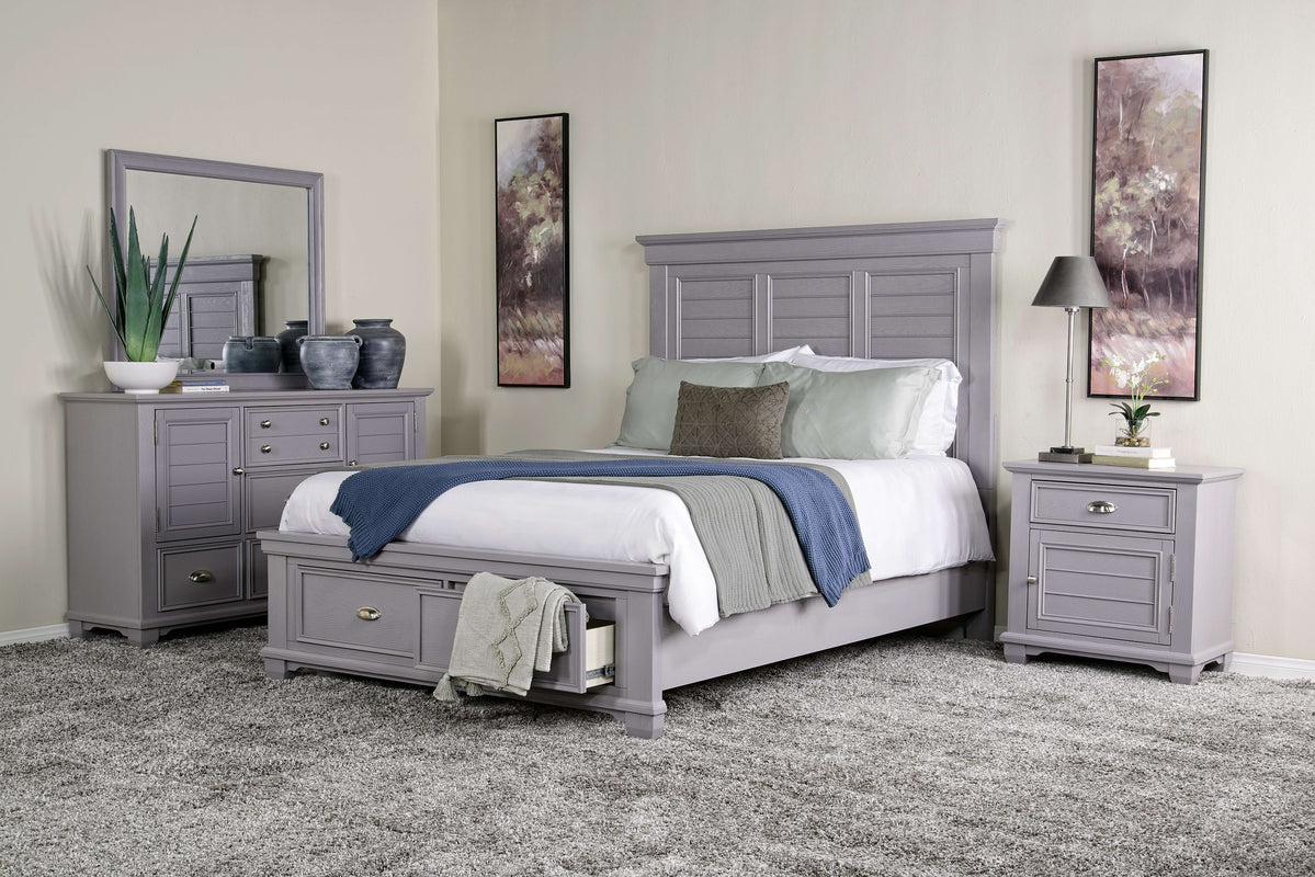 JAMES0007:Jamestown Storage Bed & Dresse, 
