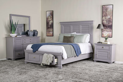 JAMES0007:Jamestown Storage Bed & Dresse, 