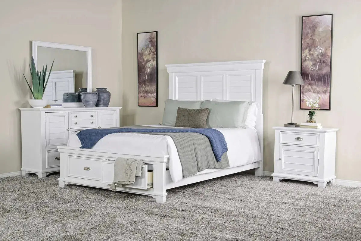 Jamestown 4 Piece Storage Bedroom Set | Bedroom Sets
