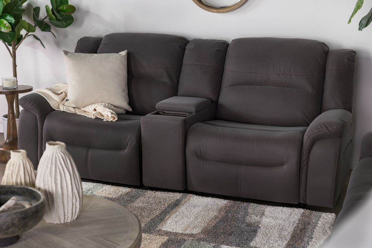 JAXON0005:Jaxon 2 Power Console Loveseat, Side