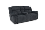JAYNE0001:Jayne Reclining Sofa & Console, AngledAngle