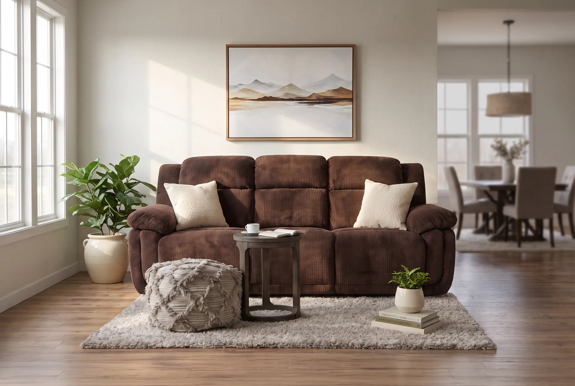 629158851:Jayne Reclining Sofa, Styled