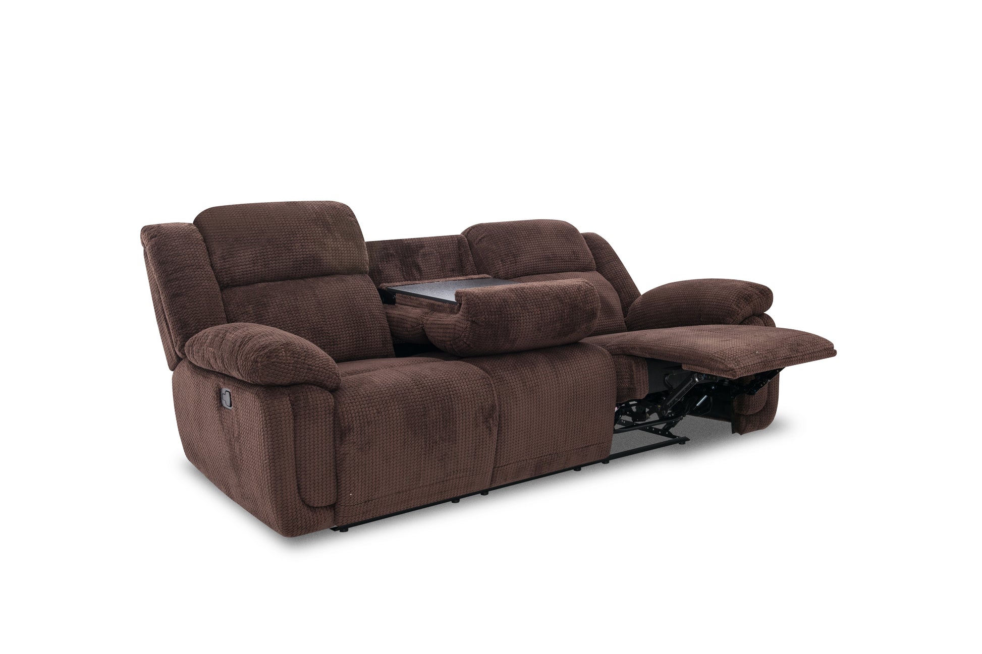 JAYNE0011:Jayne Reclining Sofa & Console, Angled ReclinedAngle