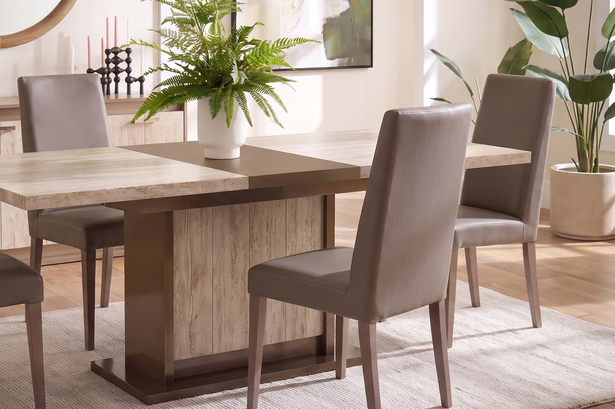 JOECOST04:Jo Dining Table & 8 Chairs, Styled