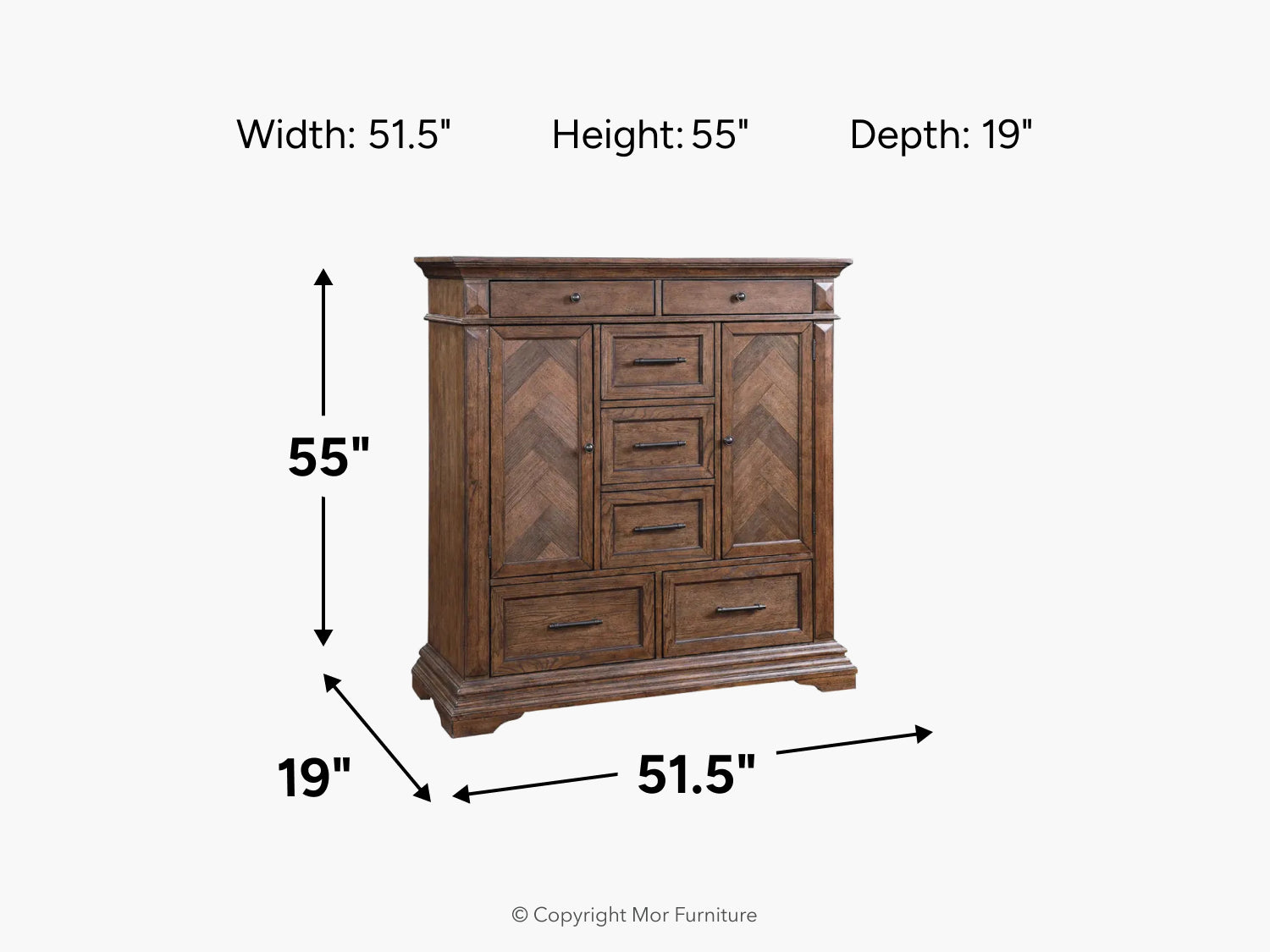 098201341:Jolie Vue Door Chest, 