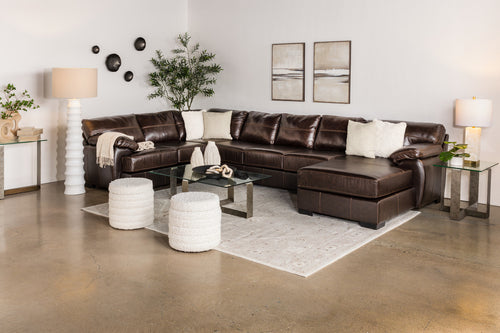 JUDE00006:Jude Tux Sofa Chaise Sectional, Styled