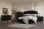 KAILANI02:Kailani Upholstered Panel Bed, Styled