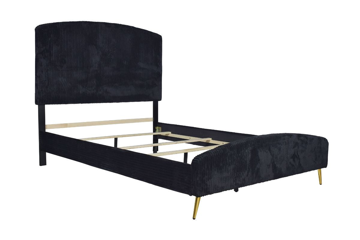 KAILANI04:Kailani Upholstered Panel Bed, AngledAngle