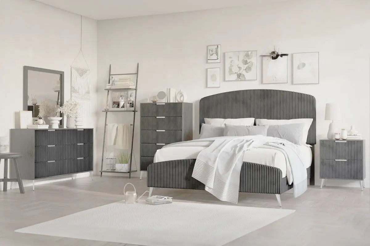 KAILANI15:Kailani Upholstered Panel Bed , 