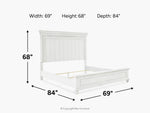 KANWYN001:Kanwyn Panel Bed, 