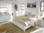 KANWYN007:Kanwyn Panel Bed, Styled