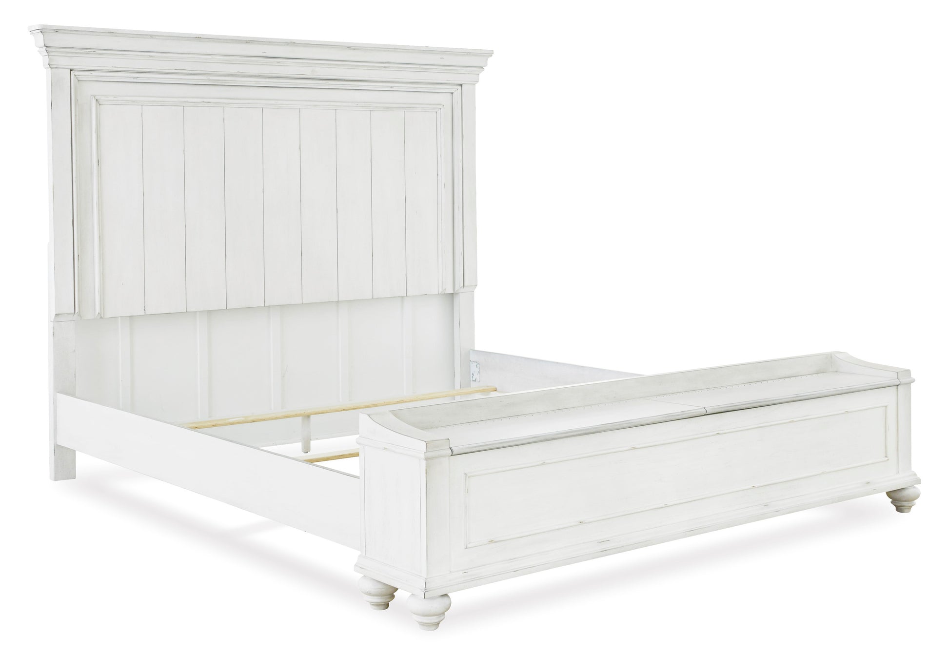 KANWYN018:Kanwyn Storage Bed & Dresser &, AngledAngle