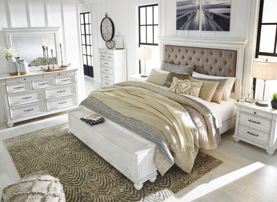 KANWYN048:Kanwyn Storage Bed & Dresser &, Styled