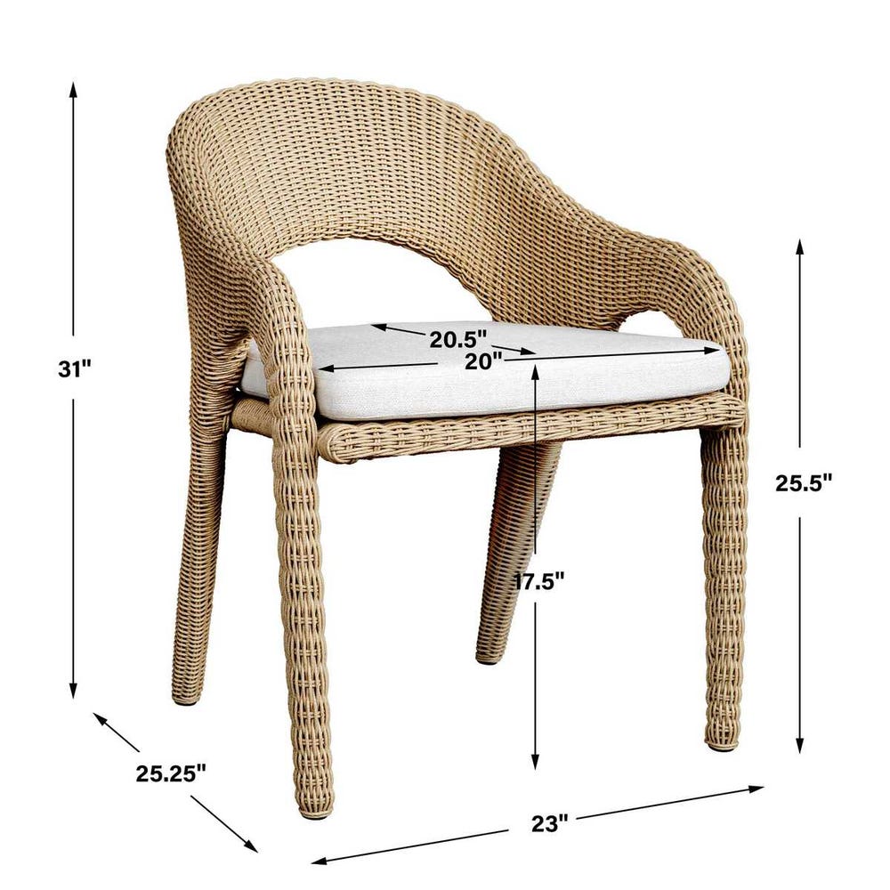 210483581:Kavali Outdoor Arm Chair, 