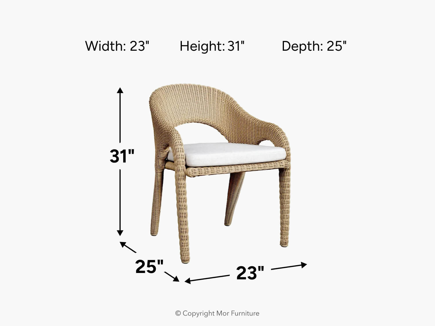 210483581:Kavali Outdoor Arm Chair, 