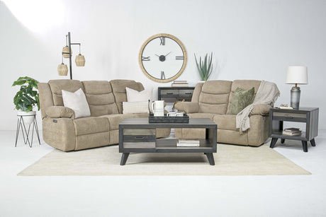 KELSEY003:Kelsey Power Sofa & Loveseat, Styled