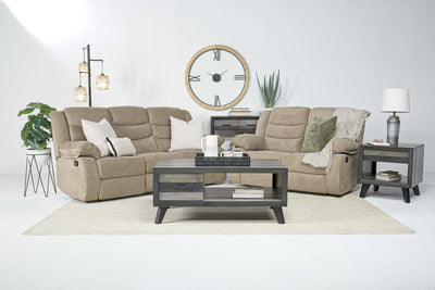 KELSEY002:Kelsey Reclining Sofa & Lovese, Styled