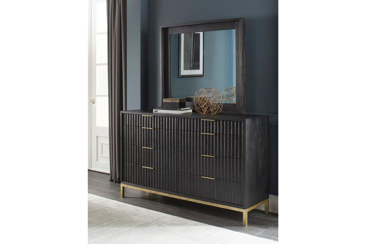 KENTFLD07:Kentfield Platform Bed & Dress, Styled