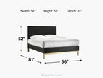 KENTFLD06:Kentfield Platform Bed, 
