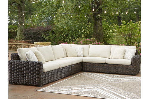 KIMORA001:Kimora Outdoor 4 Piece Section, Styled
