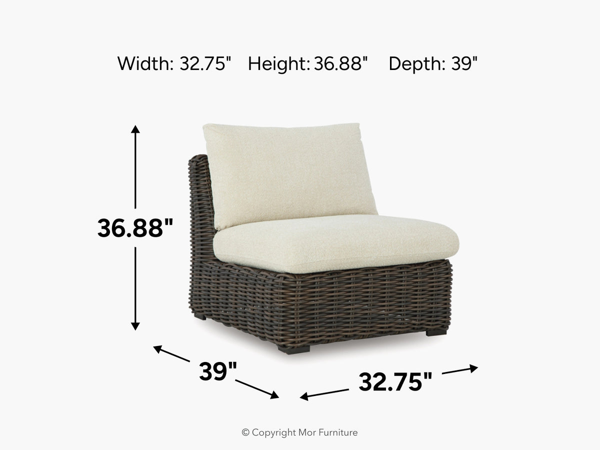 098045902:Kimora Outdoor Armless Chair, 