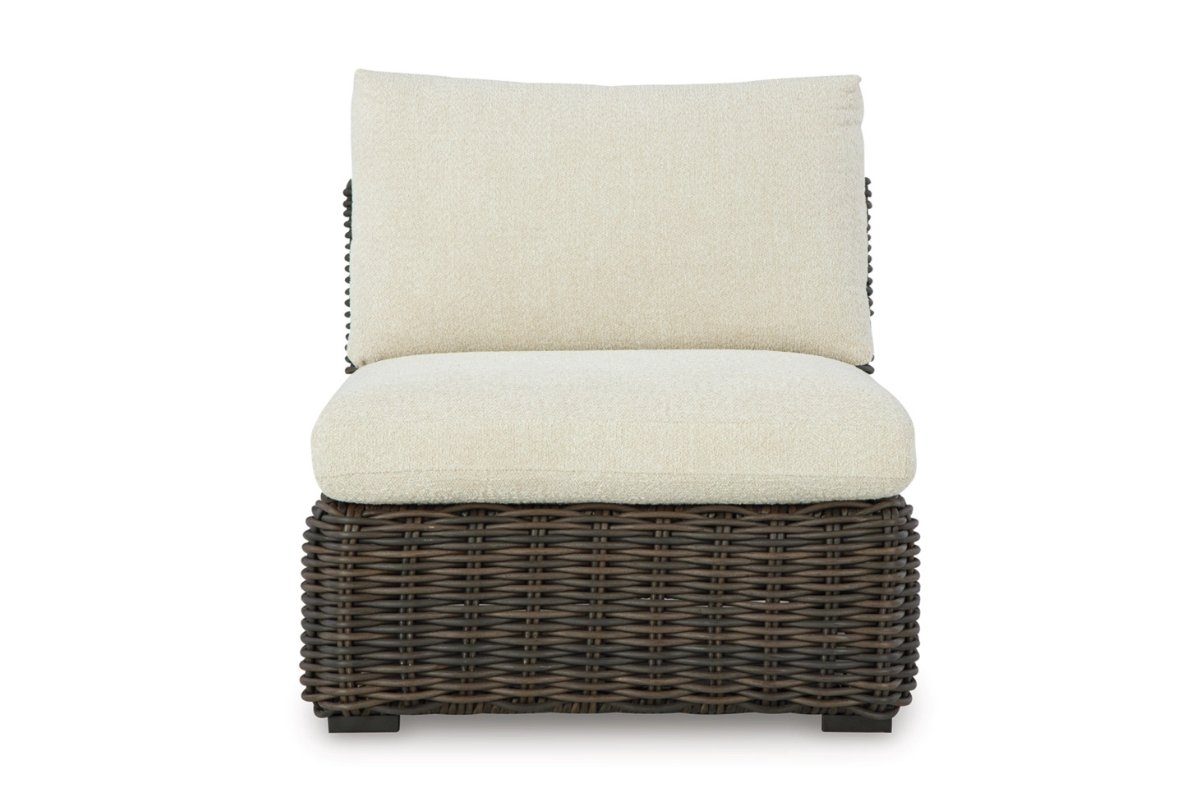 098045902:Kimora Outdoor Armless Chair, Front