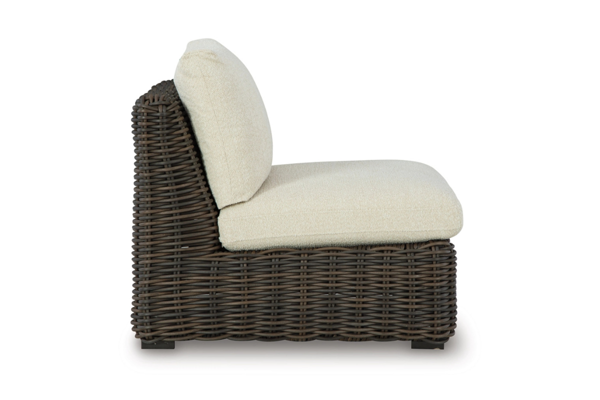 098045902:Kimora Outdoor Armless Chair, Side
