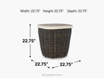 018084643:Kimora Outdoor End Table, 