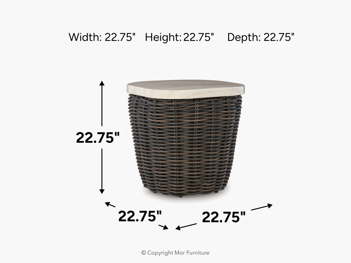 018084643:Kimora Outdoor End Table, 
