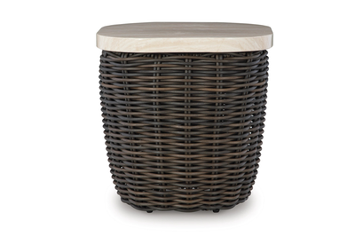 018084643:Kimora Outdoor End Table, Front